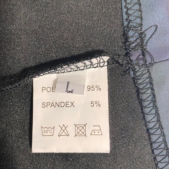 Iridescent Green & Blue Bikini Top & Green Bottom - Picture 8 of 12